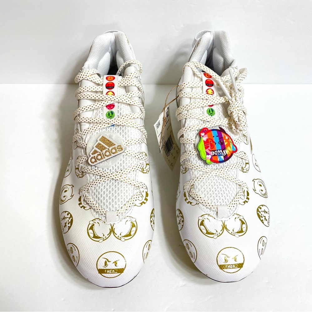 Adidas Freak 22 Big Mood DSG SM Football Cleats White Gold GZ6900 Size 10